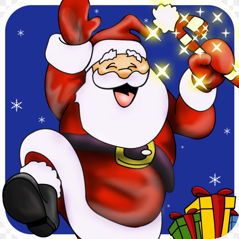 Santa Claus Cartoon, PNG, 1024x1024px, Santa Claus, Cartoon, Christmas Day, Christmas Ornament, Computer Accessory Download Free