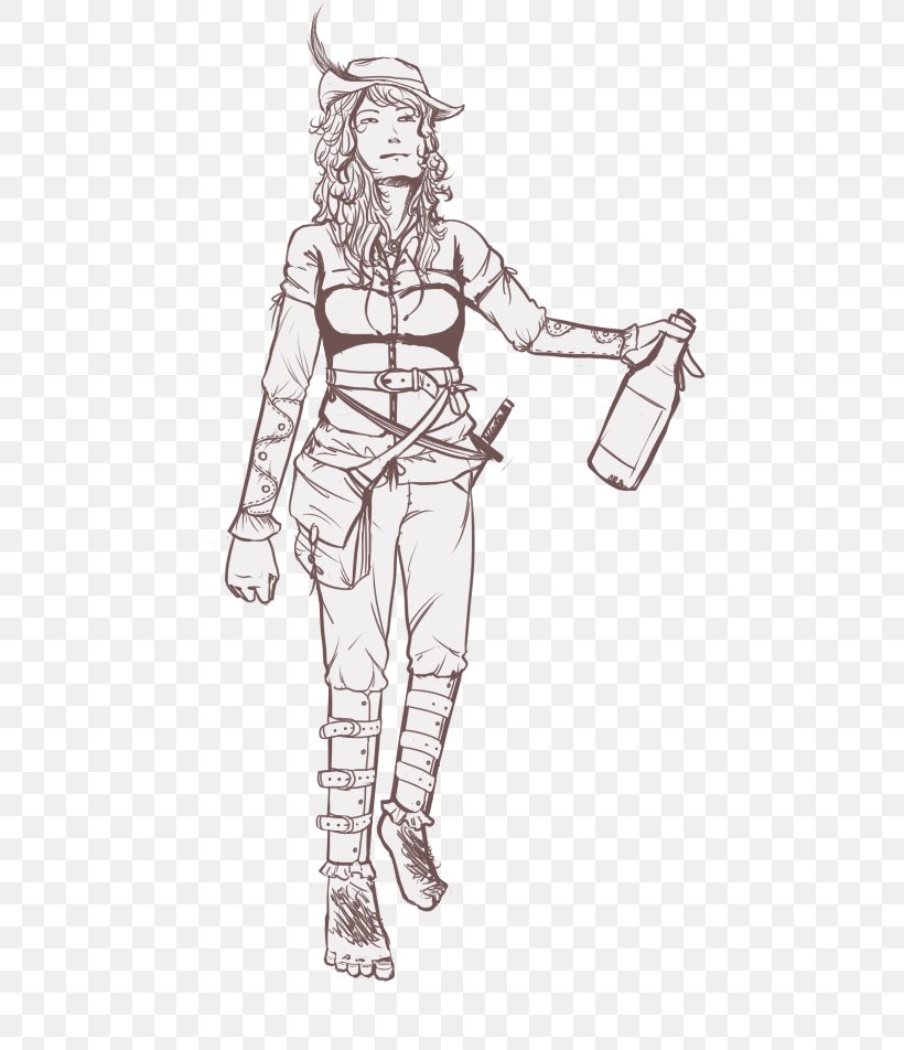 Sketch Drawing Character Role-playing Game Pathfinder Roleplaying Game, PNG, 583x952px, Drawing, Arm, Art, Artwork, Black And White Download Free