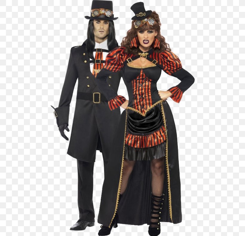 Victorian Era Costume Steampunk Vampire Disguise, PNG, 500x793px, Victorian Era, Carnival, Clothing, Clothing Accessories, Costume Download Free