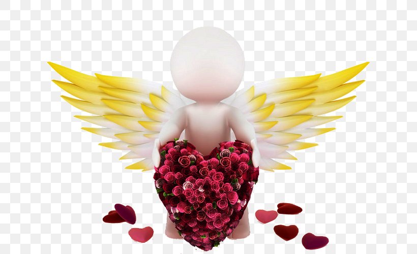 3D Computer Graphics Heart, PNG, 658x500px, 3d Computer Graphics, Angel, Designer, Fictional Character, Flower Download Free