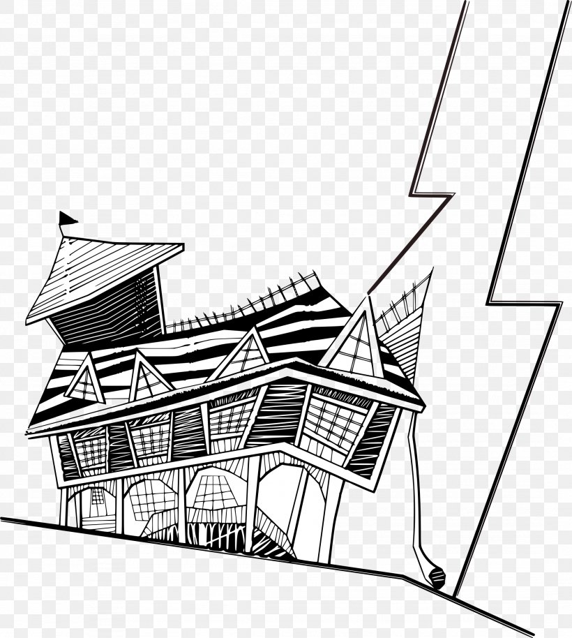 House Drawing Clip Art, PNG, 2152x2400px, House, Art, Artwork, Black And White, Crooked House Download Free