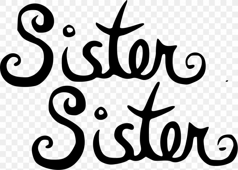 Sister Logo Television Show Brother, PNG, 2000x1428px, Sister, Area, Artwork, Black And White, Boy Meets World Download Free