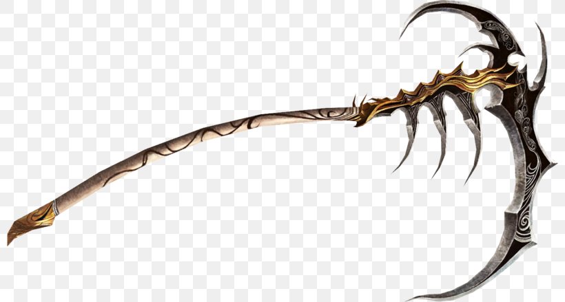 War Scythe Weapon Sword, PNG, 800x439px, War Scythe, Animal Figure, Axe, Blade, Claw Download Free