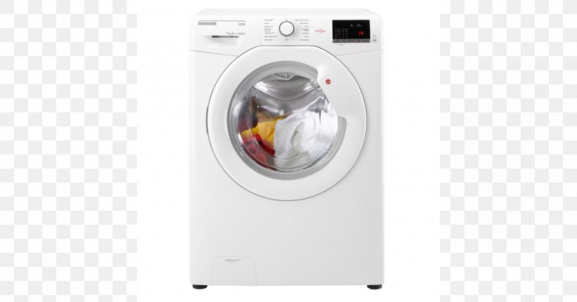 Clothes Dryer Laundry Washing Machines Hoover, PNG, 1200x630px, Clothes Dryer, Cleaning, Home Appliance, Hoover, Hotpoint Download Free