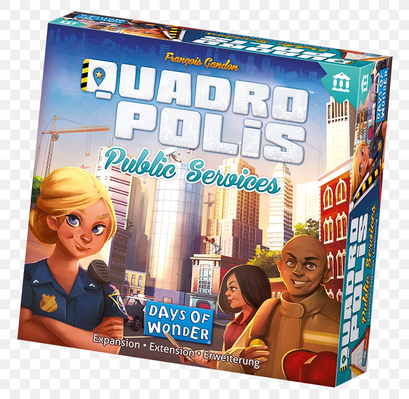Days Of Wonder Quadropolis Public Service Board Game, PNG, 800x800px, Days Of Wonder Quadropolis, Amazoncom, Board Game, Boardgamegeek, Days Of Wonder Download Free