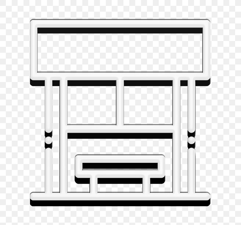 Bench Icon Cityscape Icon Bus Stop Icon, PNG, 736x768px, Bench Icon, Area, Black And White, Bus Stop Icon, Cityscape Icon Download Free