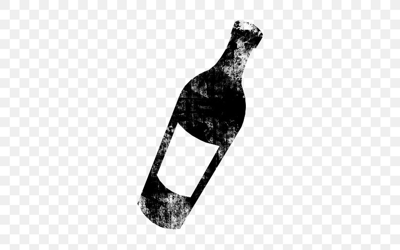 Bottle Wine Beer Champagne, PNG, 512x512px, Bottle, Beer, Beer Bottle, Black And White, Champagne Download Free