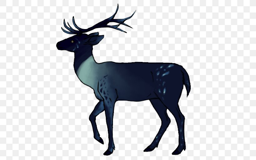 Reindeer Elk Wildlife Clip Art, PNG, 500x512px, Reindeer, Antler, Deer, Elk, Horn Download Free