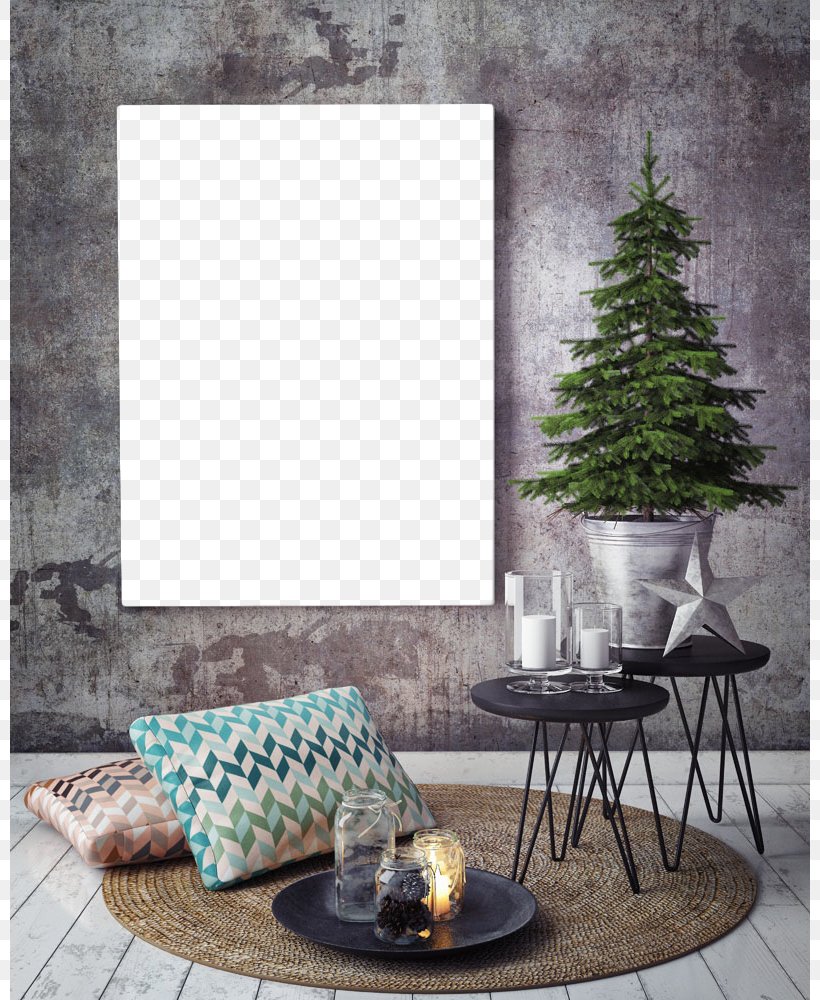 Christmas Tree, PNG, 800x1000px, Furniture, Christmas Tree, Interior Design, Living Room, Rectangle Download Free