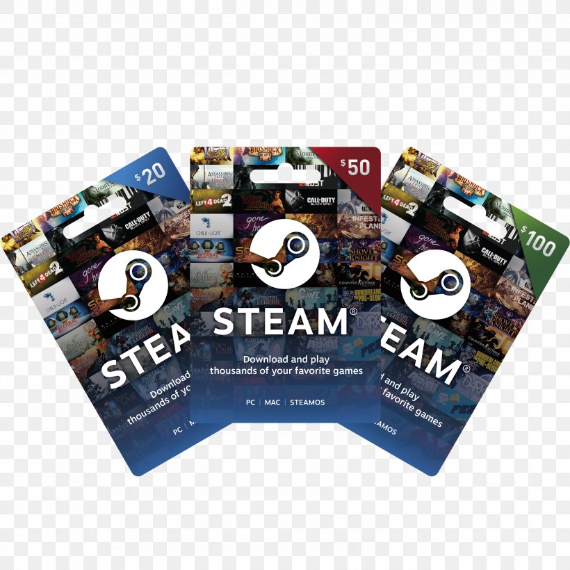 Gift Card Steam Wallet Video Games, PNG, 3000x3000px, Gift Card, Advertising, Code, Credit Card, Desktop Computers Download Free