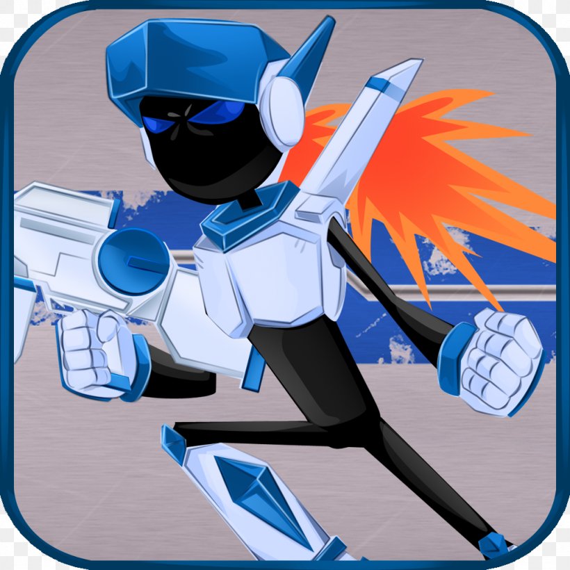 Stickman Assassin 18+ League Of Stickman, PNG, 1024x1024px, Android, Blue, Downloadcom, Machine, Mobomarket Download Free