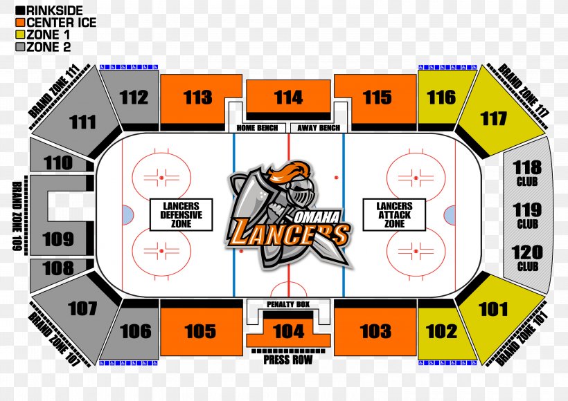 Omaha Lancers Ralston Arena Season Ticket United States Hockey League, PNG, 3200x2266px, Omaha Lancers, Area, Brand, Diagram, Discounts And Allowances Download Free