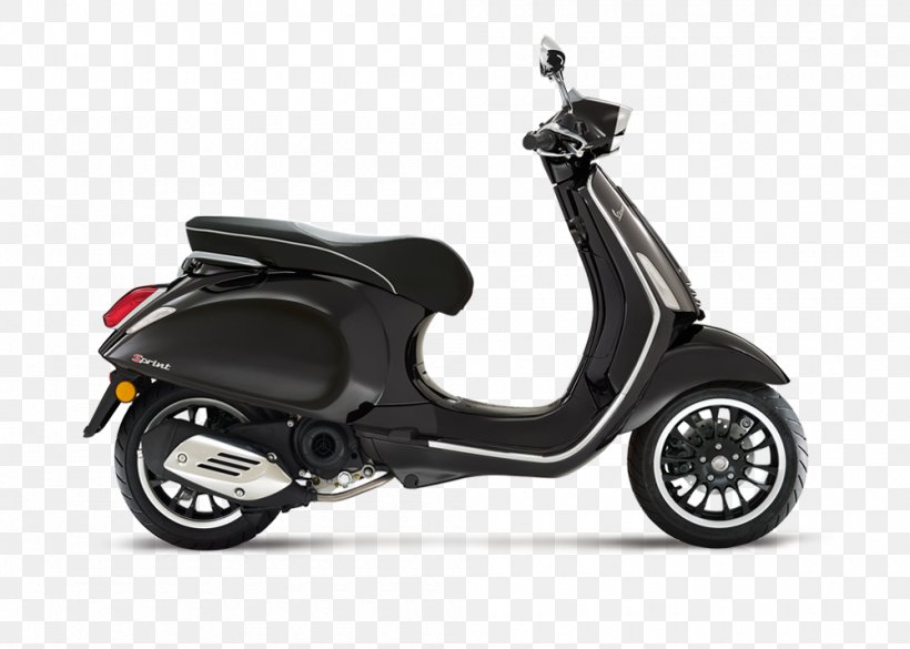 Scooter Vespa Sprint Piaggio Motorcycle, PNG, 1000x714px, Scooter, Automotive Design, Cycle World, Fourstroke Engine, Mondial Download Free