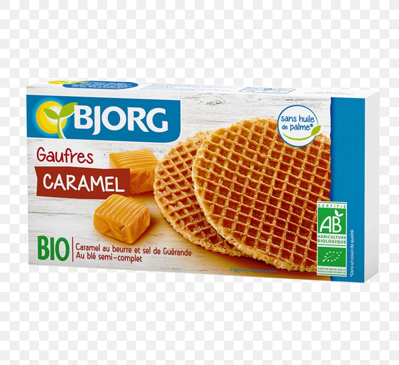 Waffle Organic Food Biscuit Fruitcake Caramel, PNG, 750x750px, Waffle, Biscuit, Butter, Cake, Caramel Download Free