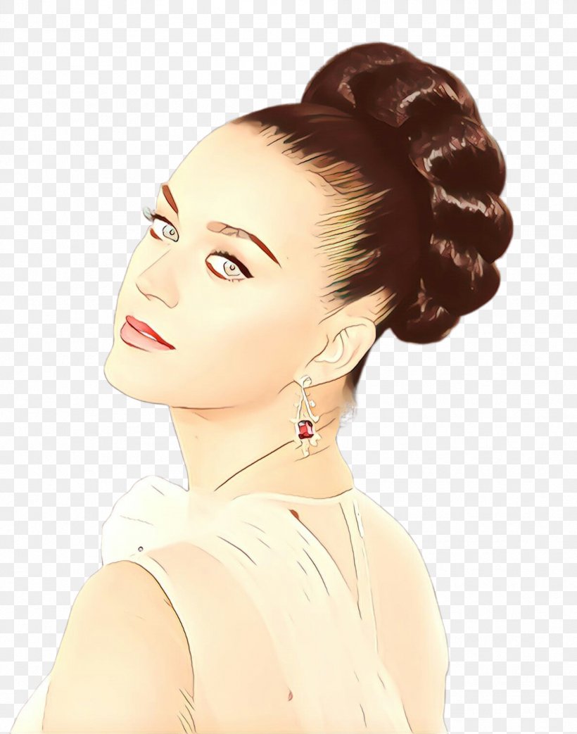 Hair Face Hairstyle Skin Chin, PNG, 1772x2255px, Cartoon, Beauty, Bun, Chin, Eyebrow Download Free