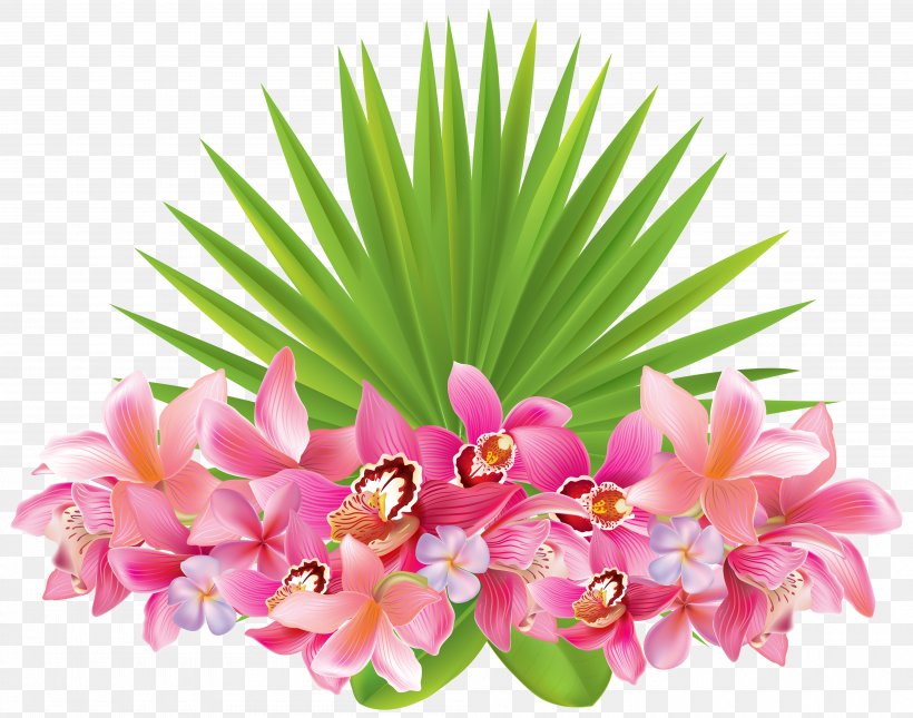 Flower Tropics Clip Art, PNG, 4000x3150px, Flower, Artificial Flower, Color, Cut Flowers, Floral Design Download Free