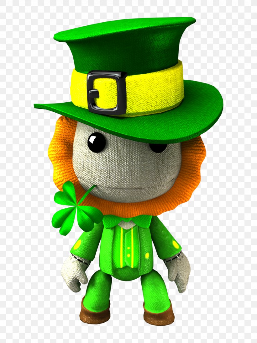 LittleBigPlanet Ireland Saint Patrick's Day Irish People Leprechaun, PNG, 900x1200px, Littlebigplanet, Costume, Fictional Character, Figurine, Green Download Free
