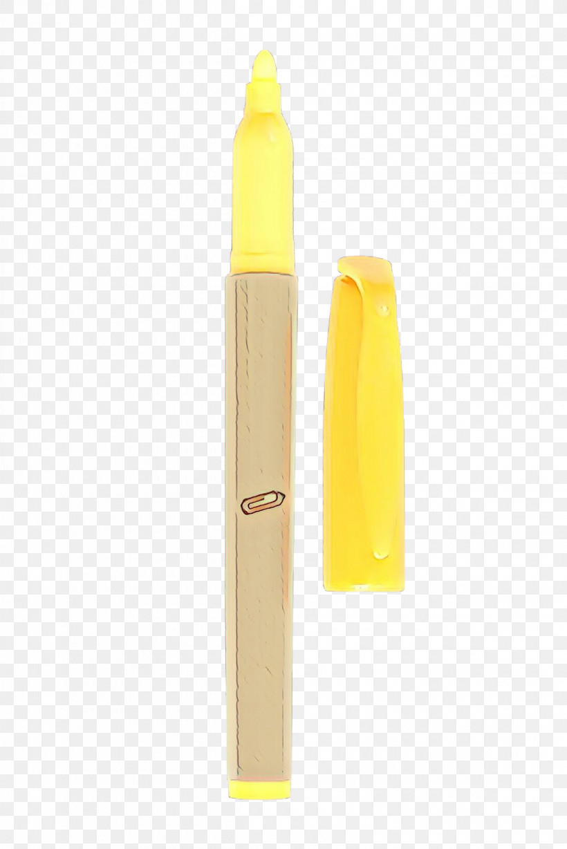 Yellow Material Property Cosmetics Writing Implement Candle, PNG, 1200x1798px, Yellow, Candle, Cosmetics, Material Property, Writing Implement Download Free