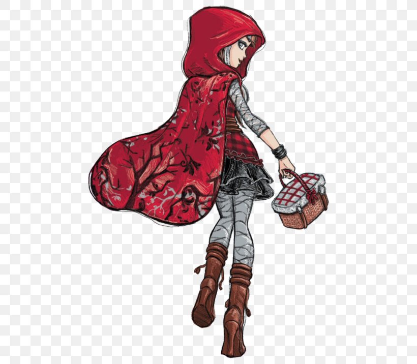 Little Red Riding Hood Character Ever After High Fiction Monster High, PNG, 500x716px, Little Red Riding Hood, Art, Bios, Book, Cartoon Download Free