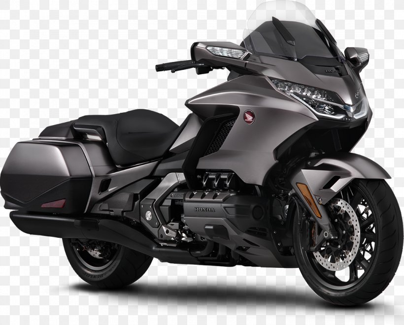 Honda Gold Wing Touring Motorcycle Car, PNG, 1074x865px, Honda, Automotive Design, Automotive Exterior, Automotive Tire, Automotive Wheel System Download Free