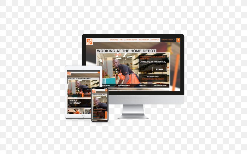 The Home Depot Responsive Web Design Display Advertising Company, PNG, 2560x1600px, Home Depot, Advertising, Brand, Career, Company Download Free