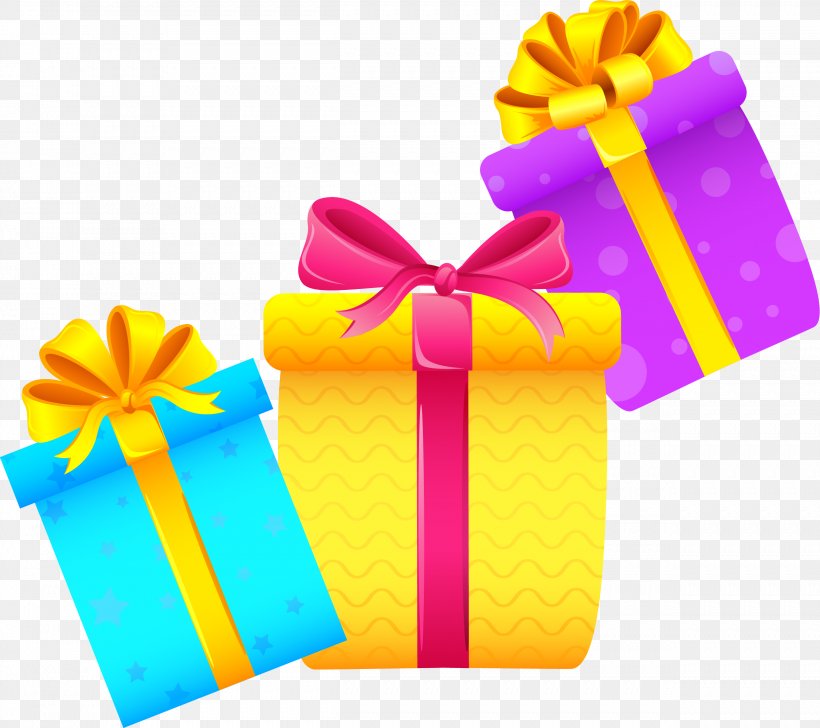 Three Cartoon Gift Boxes, PNG, 2501x2222px, Gift, Animation, Birthday, Box, Cartoon Download Free