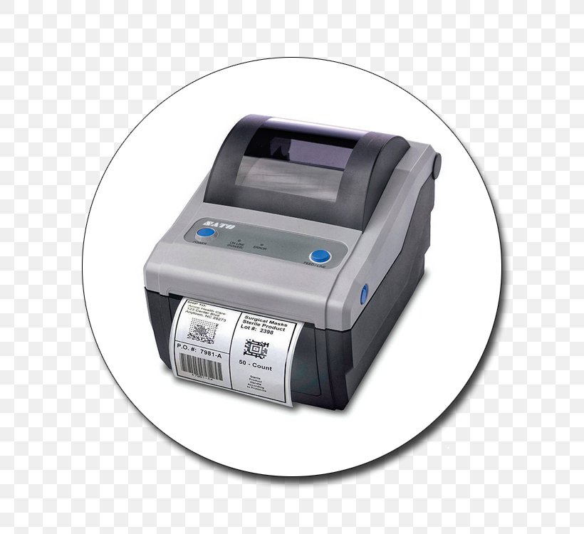 Barcode Printer Label Printer Thermal-transfer Printing SATO CG 408, PNG, 650x750px, Barcode Printer, Barcode, Electronic Device, Inkjet Printing, Label Download Free