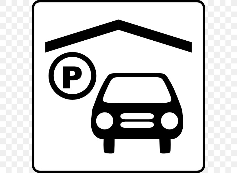 Parking Car Park Clip Art, PNG, 600x600px, Parking, Area, Black And White, Car, Car Park Download Free