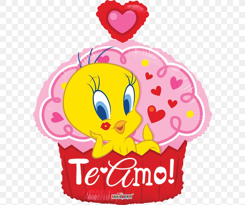 Tweety Birthday Love Looney Tunes Drawing, PNG, 600x684px, Tweety, Birthday, Character, Drawing, Family Download Free