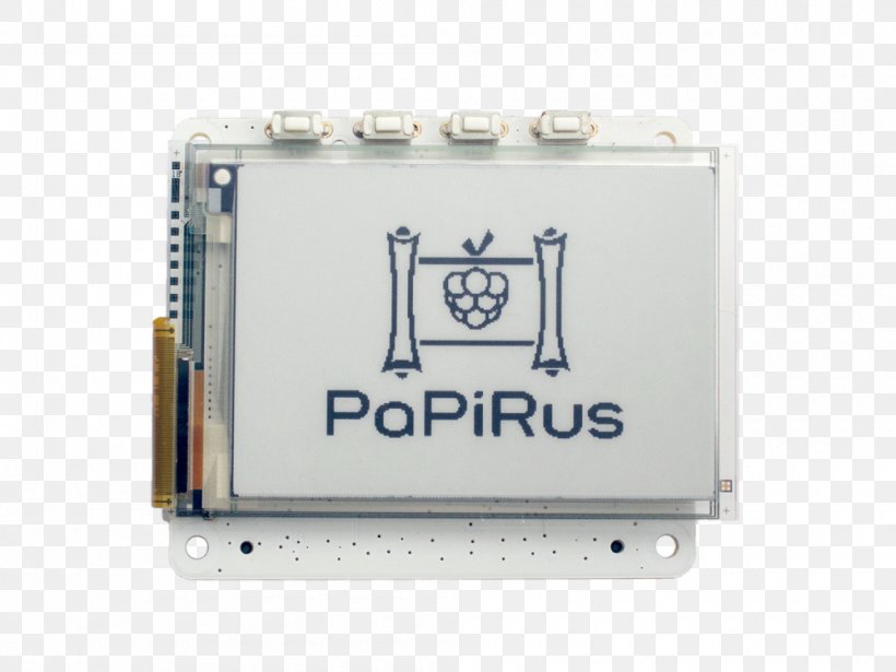 Electronic Paper E Ink Raspberry Pi Display Device, PNG, 1000x750px, Paper, Computer Monitors, Display Device, E Ink, Electronic Component Download Free