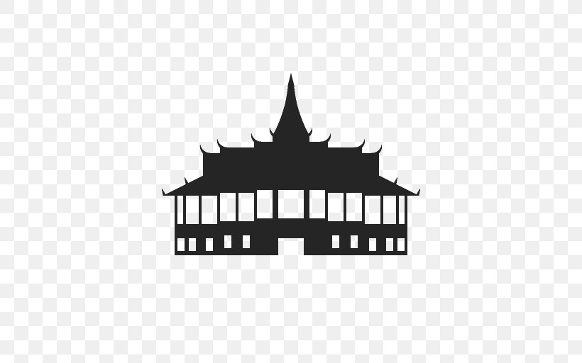 Royal Palace, Phnom Penh Landmark Royal Palace Of Amsterdam Vientiane, PNG, 512x512px, Royal Palace Phnom Penh, Artwork, Black And White, Brand, Building Download Free