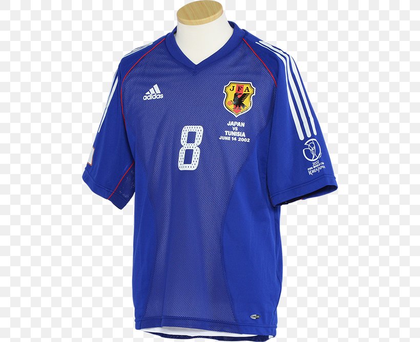 2002 FIFA World Cup Japan National Football Team 2018 World Cup Sports Fan Jersey ユニフォーム, PNG, 500x668px, 2002 Fifa World Cup, 2018 World Cup, Active Shirt, Afc Asian Cup, Blue Download Free
