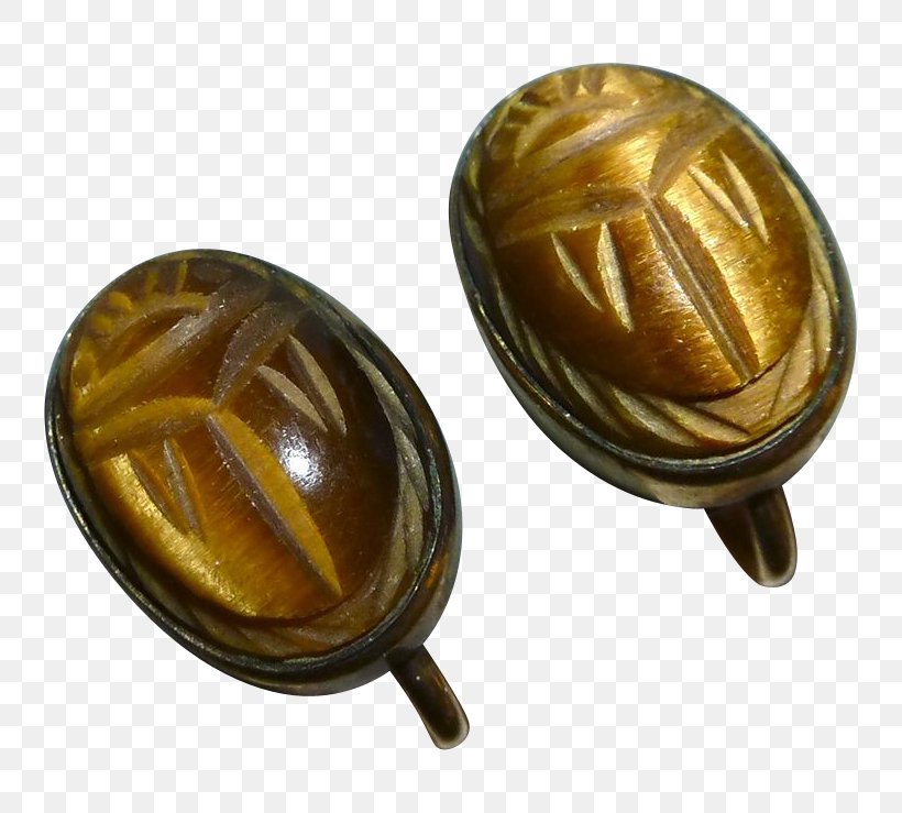 Earring Tiger Ancient Egypt 01504 Scarab, PNG, 739x739px, Earring, Ancient Egypt, Brass, Egypt, Egyptian Revival Architecture Download Free