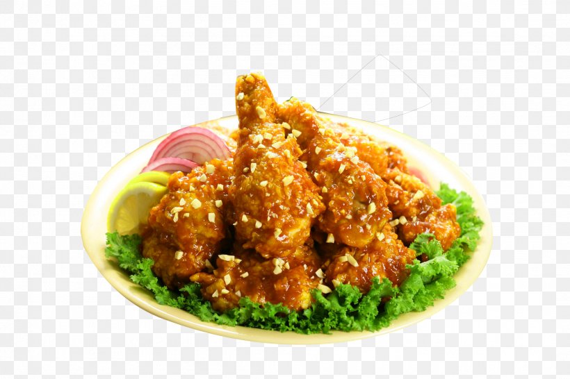 Korean Fried Chicken Barbecue Chicken KFC, PNG, 2122x1415px, Fried Chicken, Animal Source Foods, Barbecue Chicken, Chicken, Chicken Meat Download Free