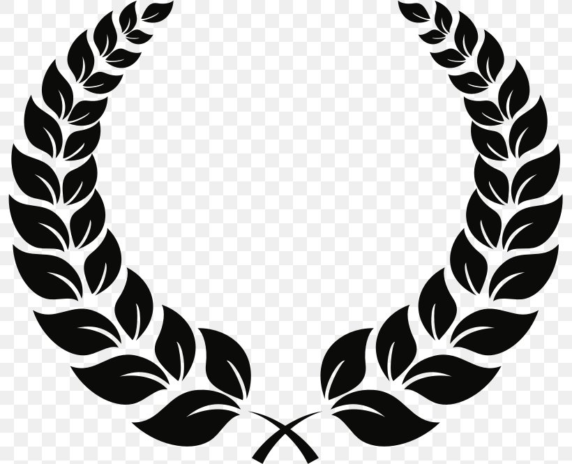 Vector Graphics Clip Art Laurel Wreath Bay Laurel Image, PNG, 795x665px, Laurel Wreath, Award, Bay Laurel, Black And White, Body Jewelry Download Free