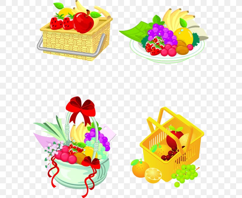 Basket Of Fruit Gift Basket, PNG, 597x670px, Basket Of Fruit, Apple, Basket, Cuisine, Dish Download Free