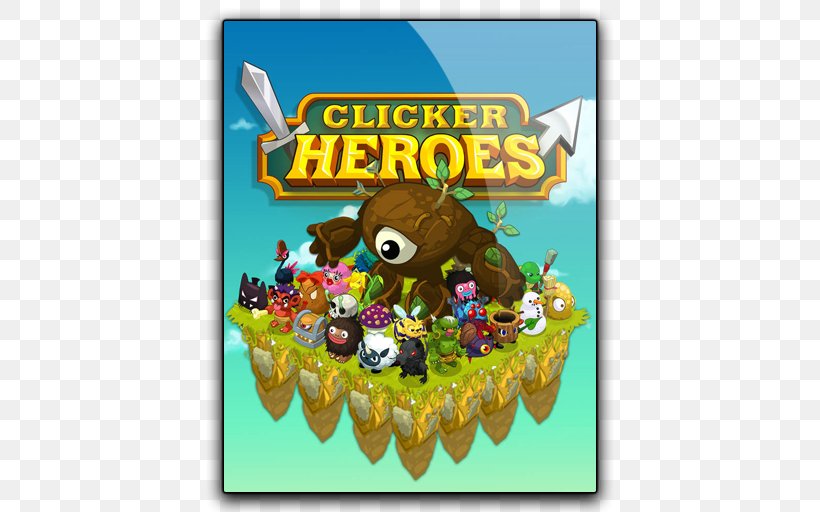 Clicker Heroes 2 Video Game PC Game Web Browser, PNG, 512x512px, Clicker Heroes, Android, Browser Game, Cheating In Video Games, Food Download Free