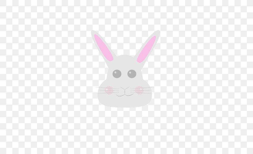 Domestic Rabbit Easter Bunny Whiskers Snout, PNG, 500x500px, Domestic Rabbit, Easter, Easter Bunny, Mammal, Pink Download Free