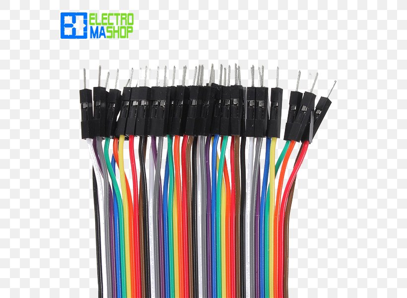 Electrical Cable Jumper Jump Wire Electronics, PNG, 600x600px, Electrical Cable, Arduino, Breadboard, Cable, Electrical Conductor Download Free