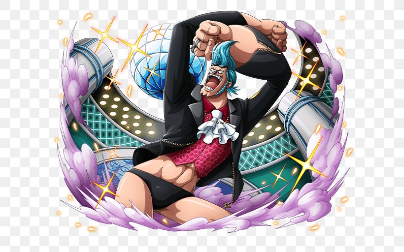 Franky One Piece Treasure Cruise Monkey D. Luffy Roronoa Zoro Vinsmoke Sanji, PNG, 640x512px, Watercolor, Cartoon, Flower, Frame, Heart Download Free
