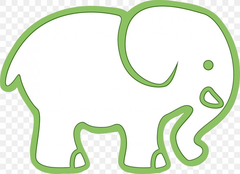 Indian Elephant, PNG, 1550x1125px, Elephant, African Elephant, Drawing, Green, Indian Elephant Download Free