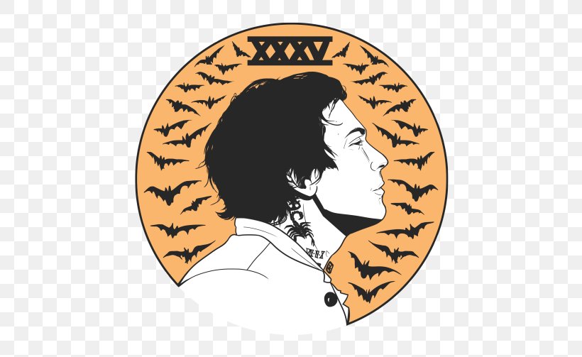 My Chemical Romance We Heart It Silhouette, PNG, 500x503px, My Chemical Romance, Art, Frank Iero, Orange, Silhouette Download Free