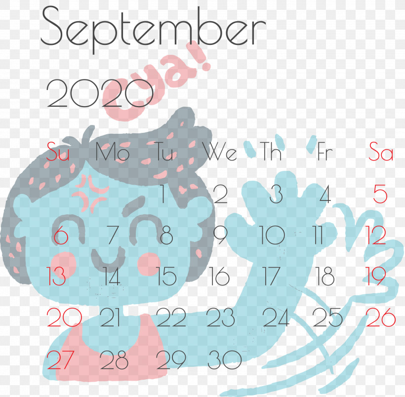 September 2020 Printable Calendar September 2020 Calendar Printable September 2020 Calendar, PNG, 3000x2942px, September 2020 Printable Calendar, Cartoon, Oikea Suunta, Printable September 2020 Calendar, September 2020 Calendar Download Free