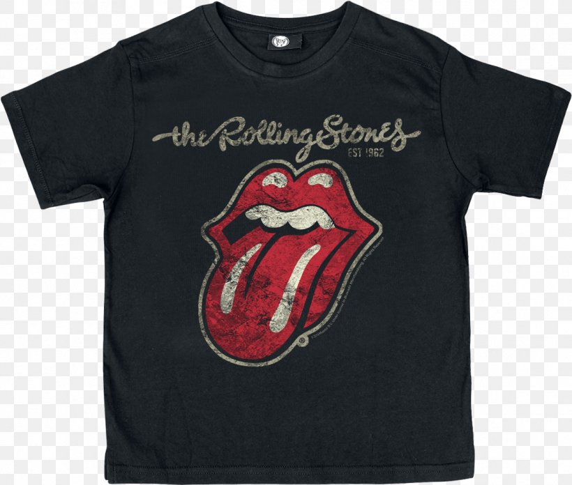 Rolling Stones Men's Plastered Tongue T-Shirt The Rolling Stones Logo Rolling Stones Men's Plastered Tongue T-Shirt, PNG, 1145x973px, Watercolor, Cartoon, Flower, Frame, Heart Download Free