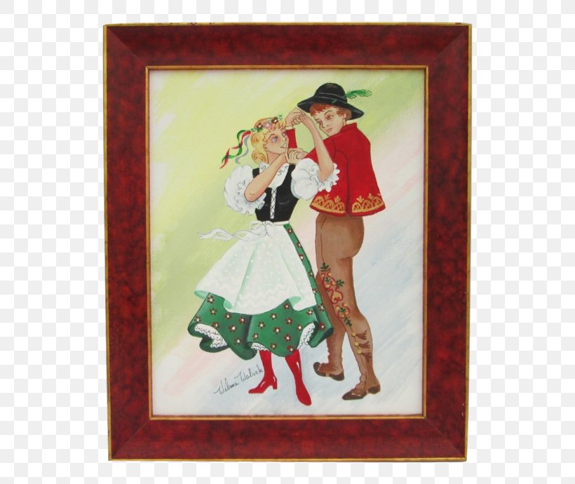 Painting Polish Folk Dances Folk Art, PNG, 579x690px, Watercolor, Cartoon, Flower, Frame, Heart Download Free