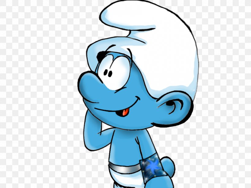 Smurfette Papa Smurf Brainy Smurf Cartoon Clip Art, PNG, 900x675px, Watercolor, Cartoon, Flower, Frame, Heart Download Free