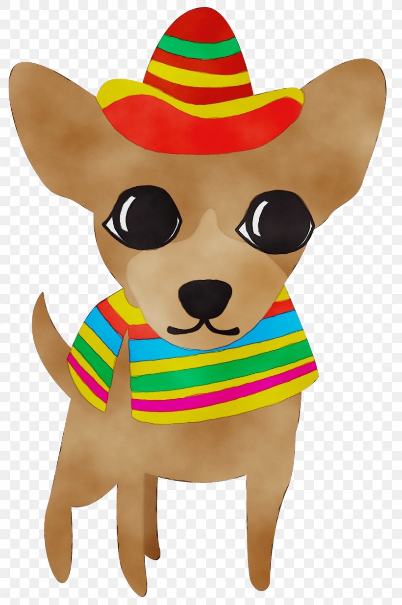 Sombrero, PNG, 1062x1600px, Watercolor, Chihuahua, Costume Hat, Dog, Fawn Download Free