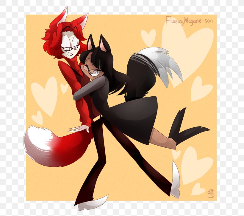 Download HD Wolf Derpygy  Red Fox Anime Fox Transparent PNG Image   NicePNGcom