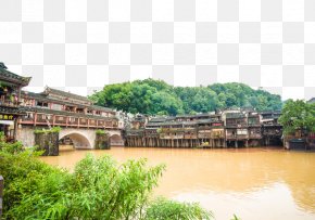 Town Scenery - Landscape Theatrical Scenery Building PNG