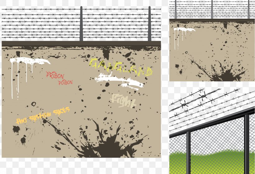 Barbed Wire Euclidean Vector, PNG, 3058x2091px, Barbed Wire, Chain Link Fencing, Fence, Tree, Wall Download Free